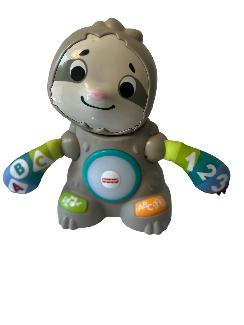 Fisher-Price Gray Sloth Linkimals Counting and Learning Toy for Baby & Toddlers.
